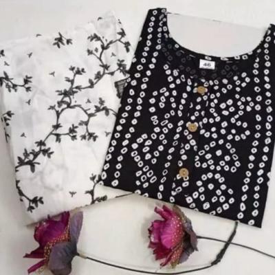 Rayon Kurti with Bottom 2PC Kurti Mix Stock Lot