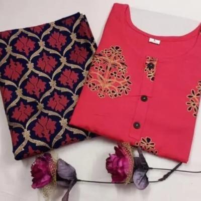 Rayon Kurti with Bottom 2PC Kurti Mix Stock Lot