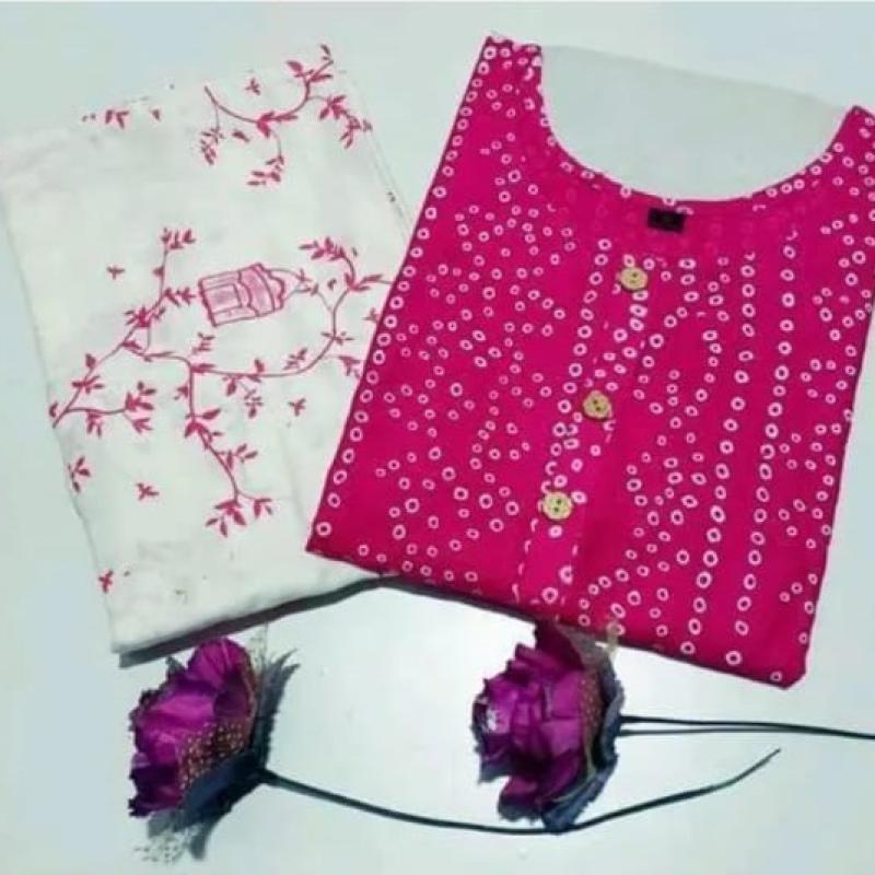 Rayon Kurti with Bottom 2PC Kurti Mix Stock Lot