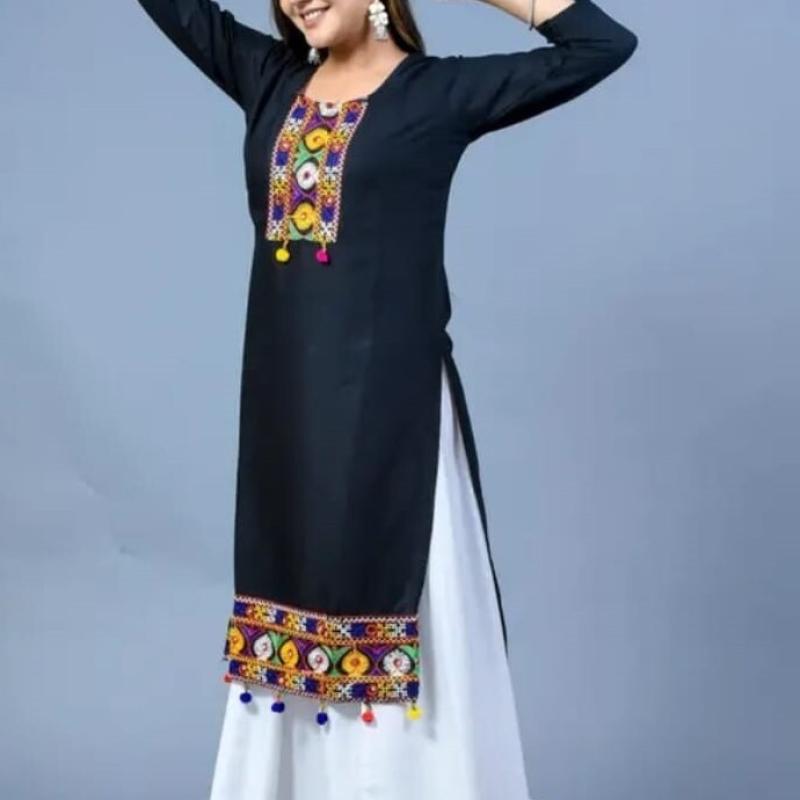 Rayon Kurti with Bottom 2PC Kurti Mix Stock Lot