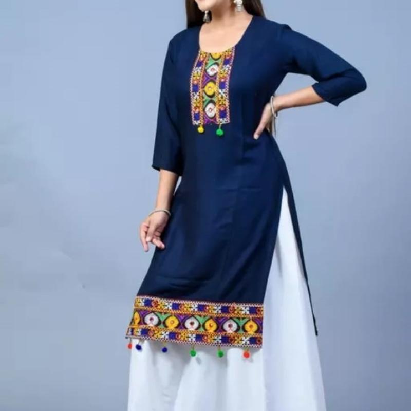 Rayon Kurti with Bottom 2PC Kurti Mix Stock Lot