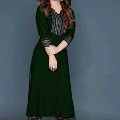Rayon Kurti with Bottom 2PC Kurti Mix Stock Lot