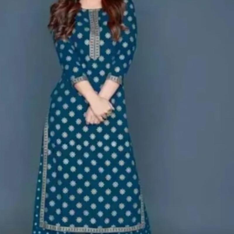 Rayon Kurti with Bottom 2PC Kurti Mix Stock Lot