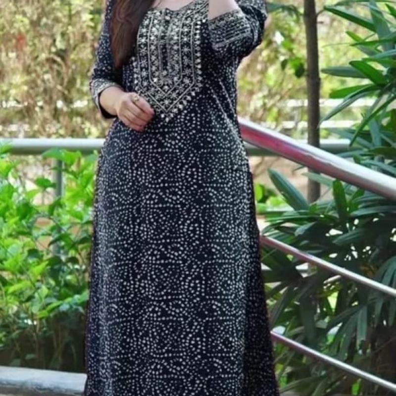 Rayon Kurti with Bottom 2PC Kurti Mix Stock Lot