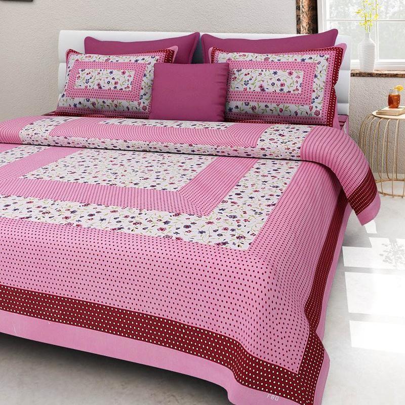 Addey - Cotton Printed Double Bedsheet Stock Lot