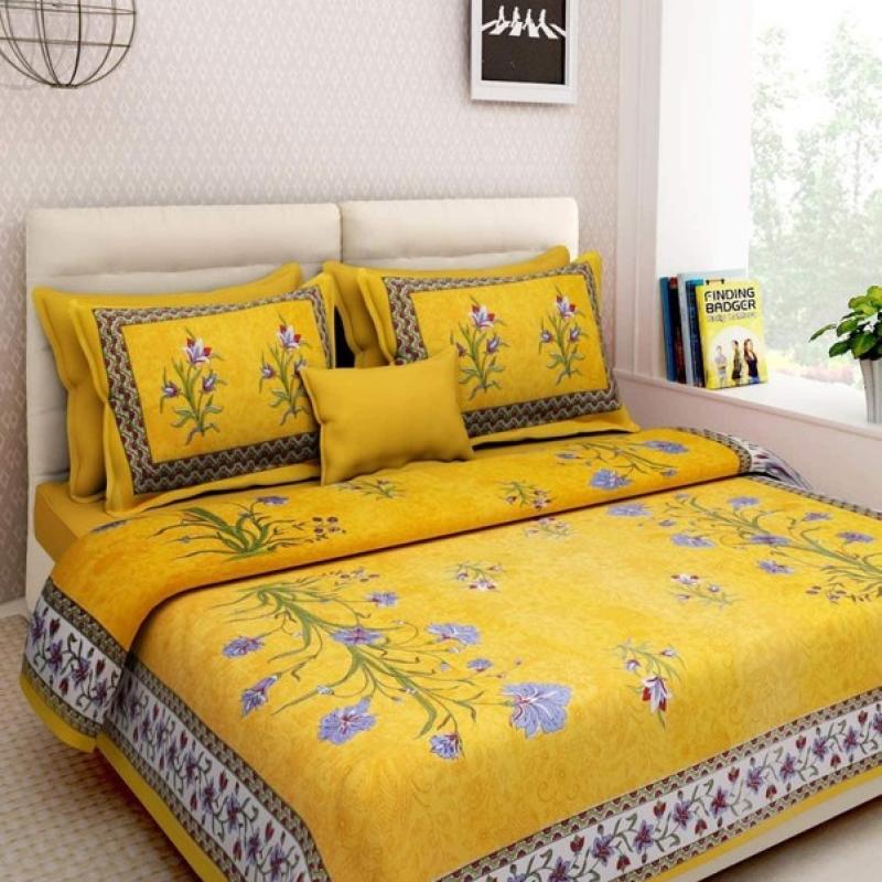 Addey - Cotton Printed Double Bedsheet Stock Lot