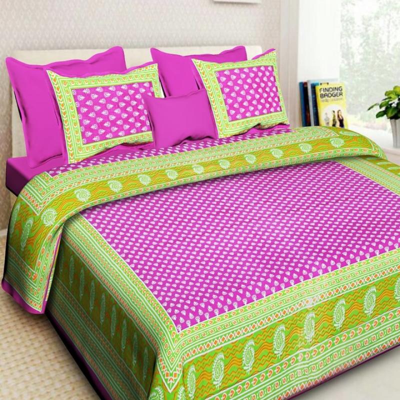 Addey - Cotton Printed Double Bedsheet Stock Lot