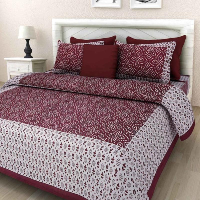 Addey - Cotton Printed Double Bedsheet Stock Lot