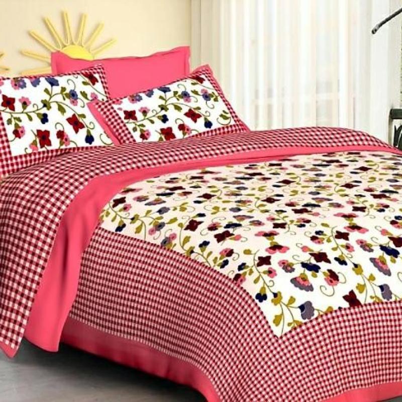 Addey - Cotton Printed Double Bedsheet Stock Lot