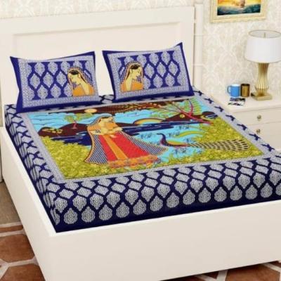 Addey - Cotton Printed Double Bedsheet Stock Lot