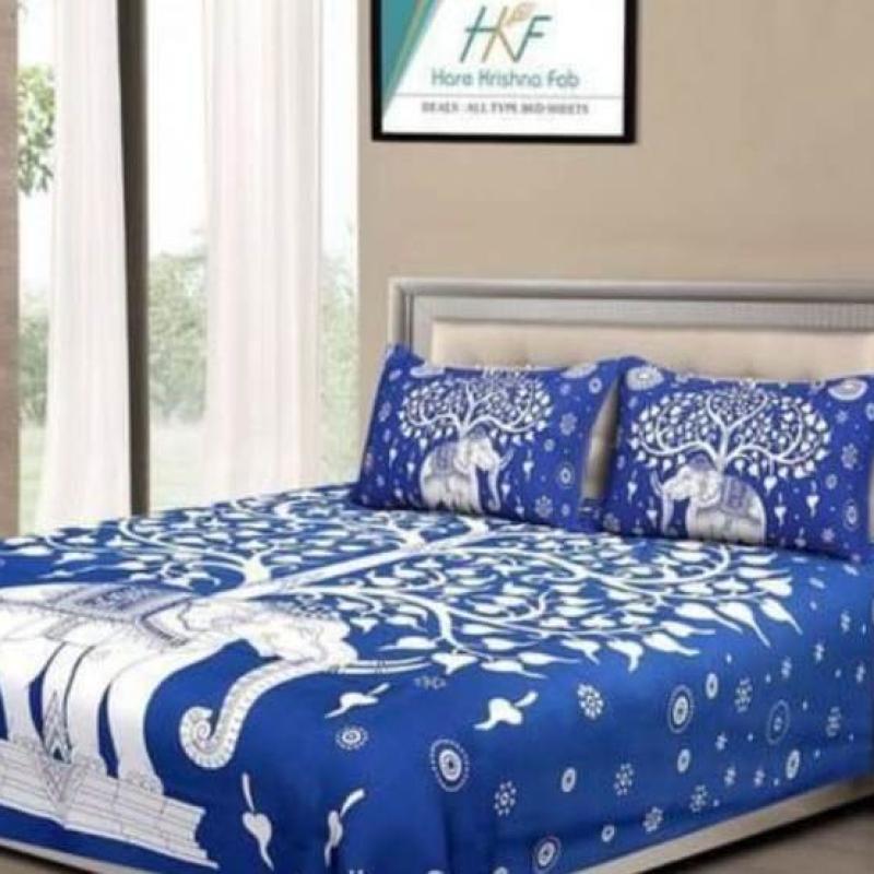 Addey - Cotton Printed Double Bedsheet Stock Lot