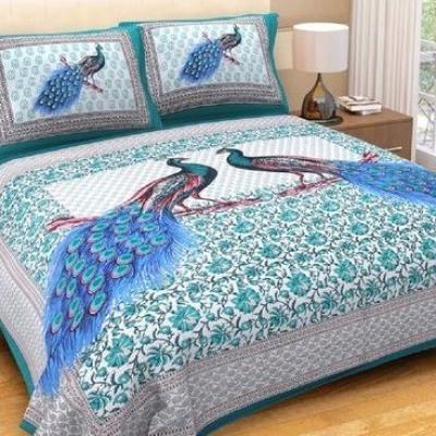 Addey - Cotton Printed Double Bedsheet Stock Lot