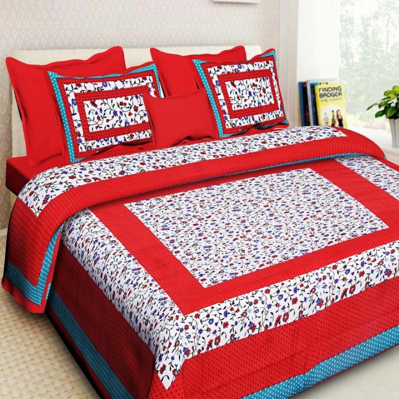 Addey - Cotton Printed Double Bedsheet Stock Lot