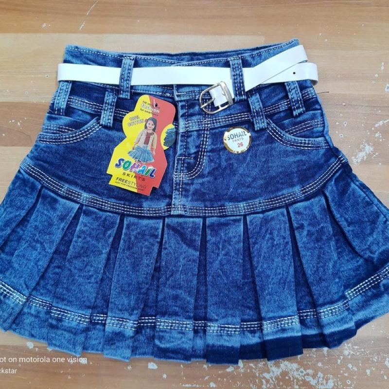 Aaron - Girls Denim Skirts