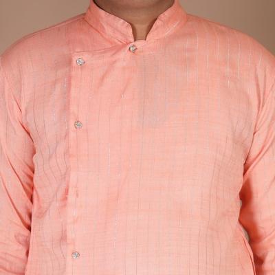 Riddhi - Cotton Lurex Men's Designer Kurta