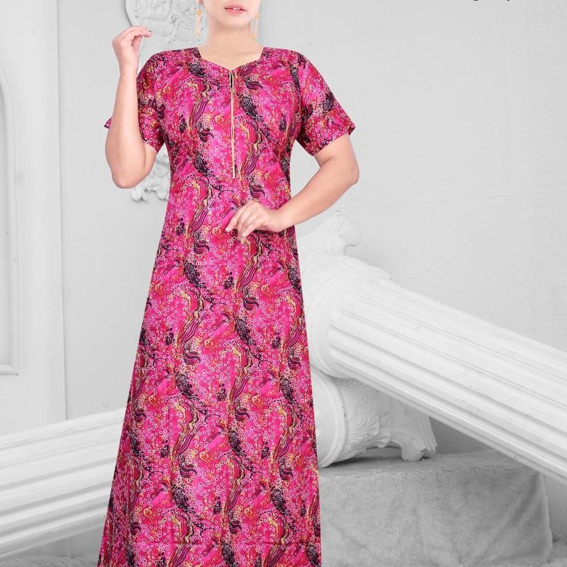 Missy - Cotton Printed Women's Night Gown