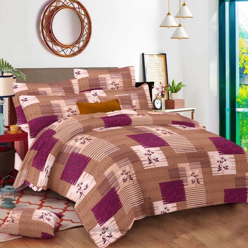 SAMPT - Coton Prosion Printed Double Bedsheet with Pillow Cover