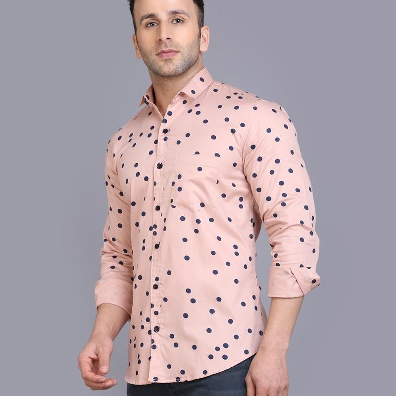 Radha - Cotton Full Sleeve Printed Men's Shirt
