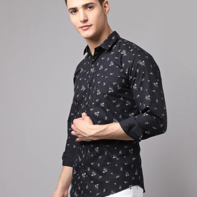 Radha - Cotton Full Sleeve Floral Printed Men's Shirt