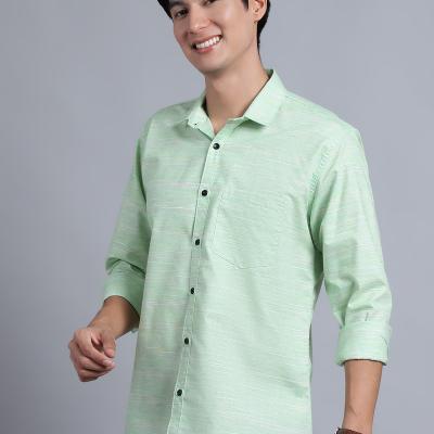 Radha - Casual Stylish Cotton Blend Solid Shirt For Men