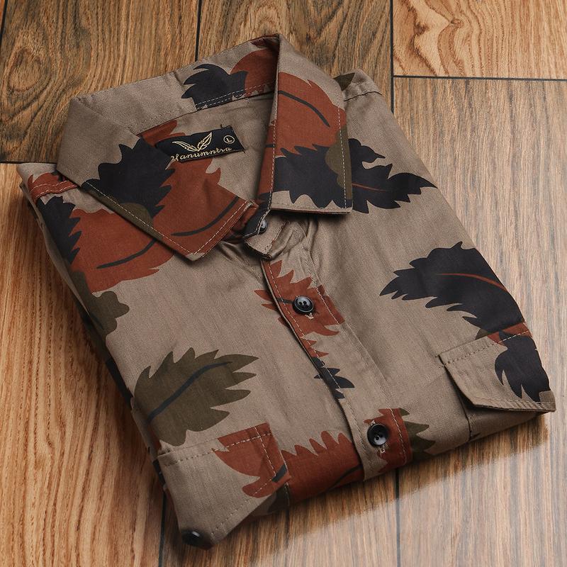 Radha - Cotton Floral Print Shirt for Men