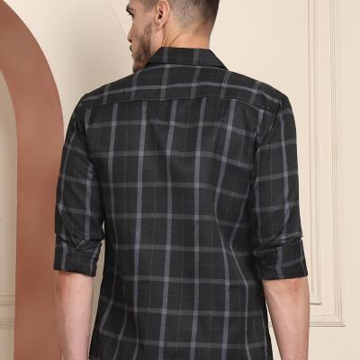 Radha - Cotton Cheakered Print Shirt for Men