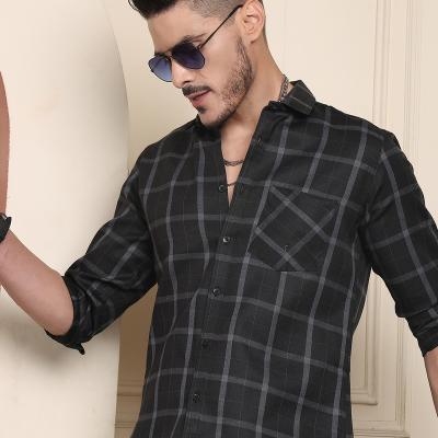 Radha - Cotton Cheakered Print Shirt for Men