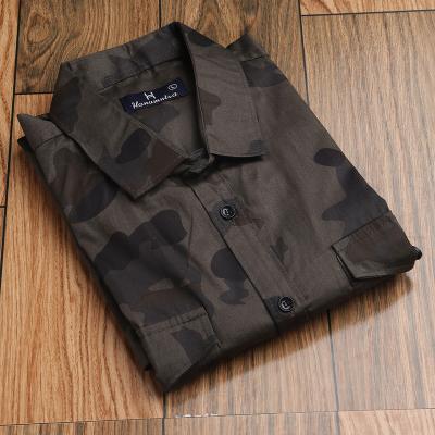 Radha - Cotton Army Print Shirt for Men