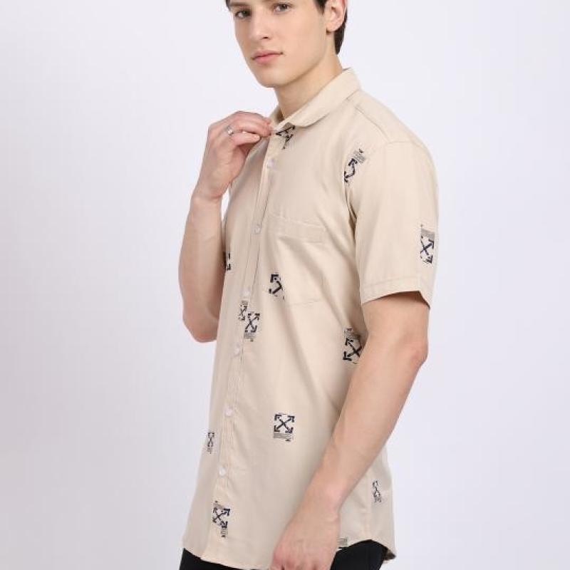 Radha - Cotton Printed Mens Shirt