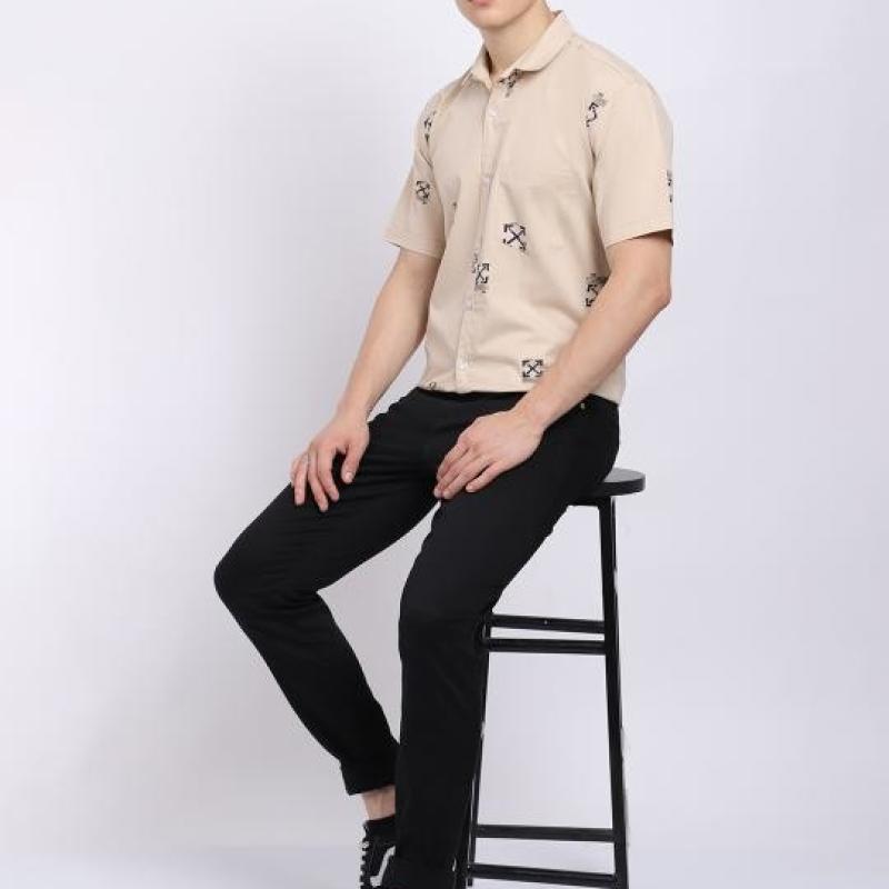 Radha - Cotton Printed Mens Shirt