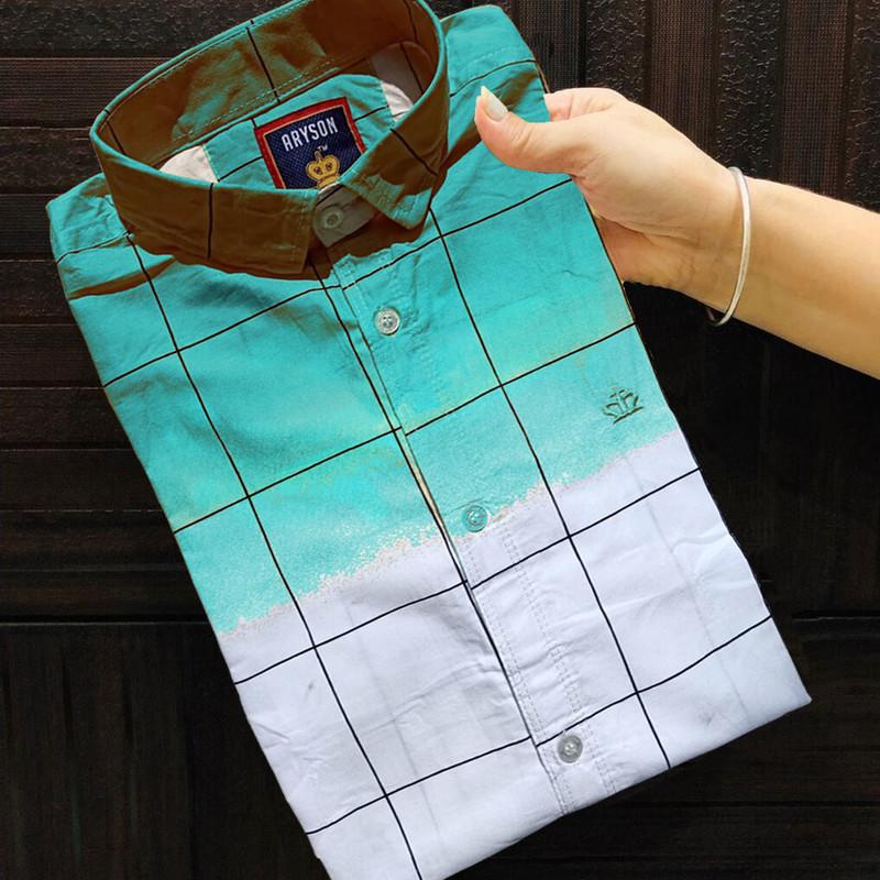 Bhavi - Men's Printed Cotton Shirt
