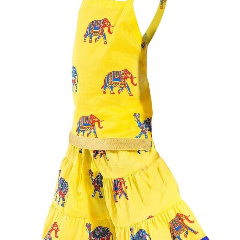 Moni - Cotton Printed Lehenga Choli