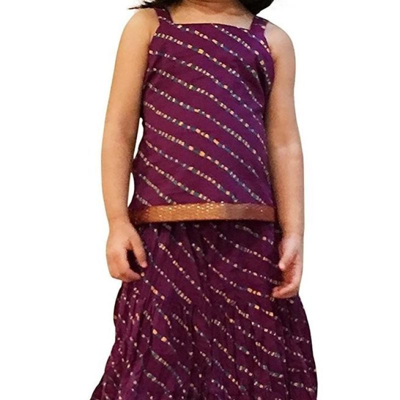 Moni - Cotton Leheriya Lehenga Choli