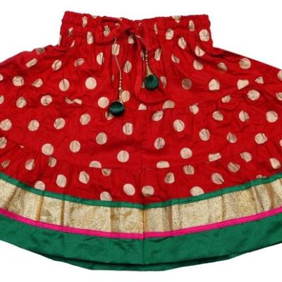 Moni - Rayon Printed Girls Lehenga Choli