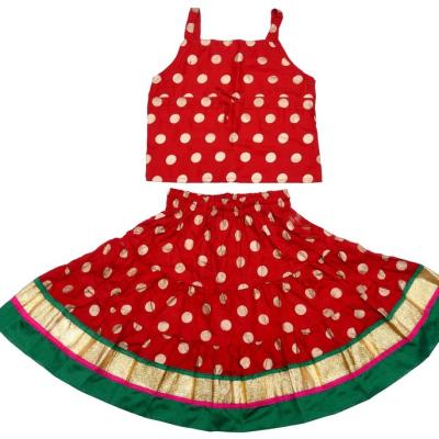 Moni - Rayon Printed Girls Lehenga Choli