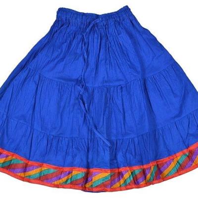 Moni - Cotton Plain Lehenga Choli