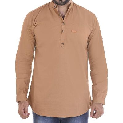 Moni - Cotton Solid Men's Short Kurta