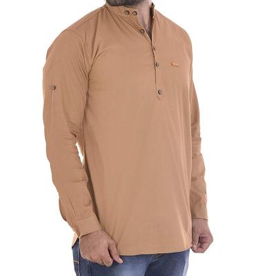 Moni - Cotton Solid Men's Short Kurta