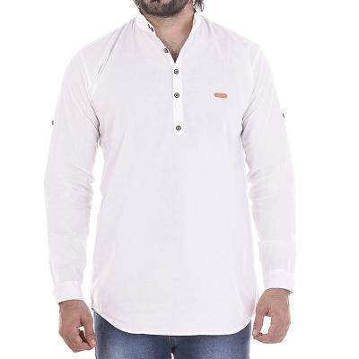 Moni - Cotton Solid Men's Short Kurta