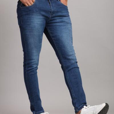 Mou - DX Blue Slim Fit Jeans For Men
