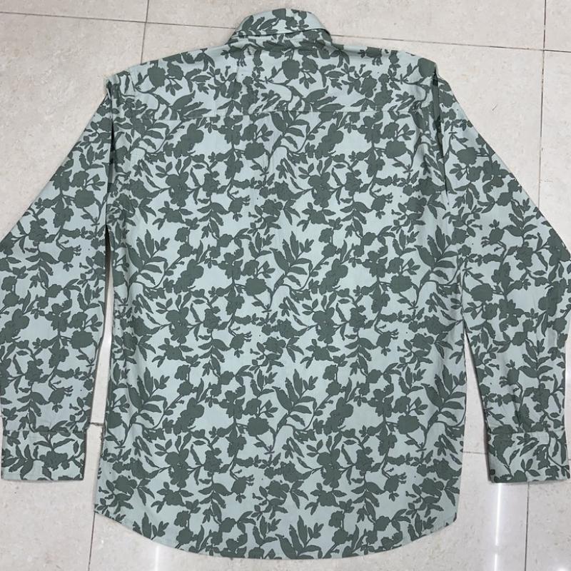 Radha - Casual Cotton Blend Floral Print Men's Shirt