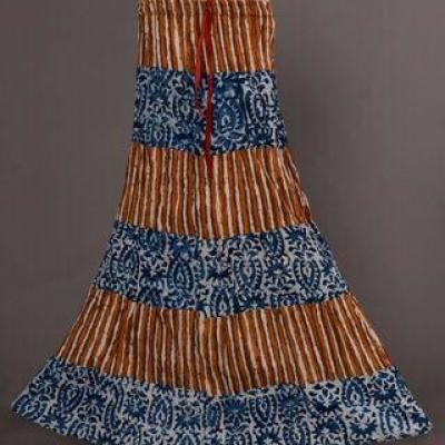 Shilu - Womens Cotton Printed Skirt