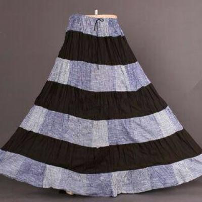 Shilu - Womens Cotton Printed Skirt