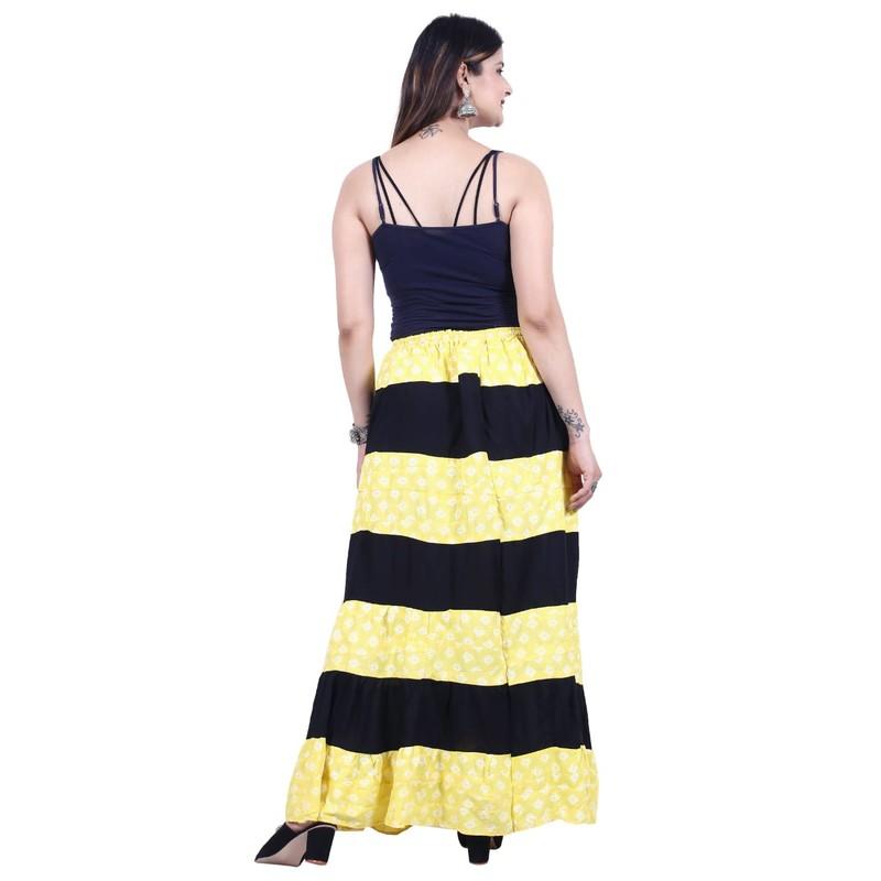 Shilu - Cotton Printed Long Skirt